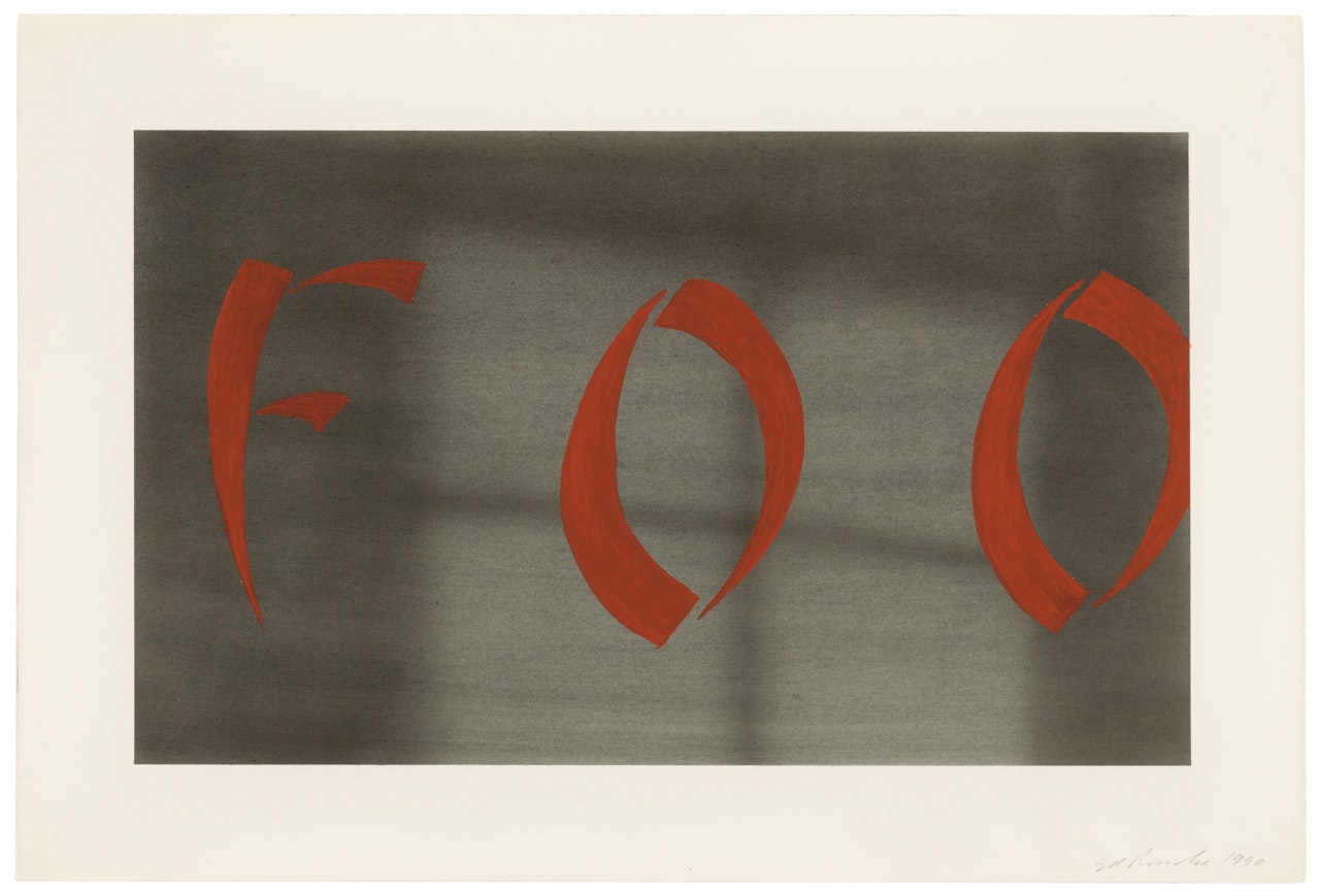 Foo by Ed Ruscha
