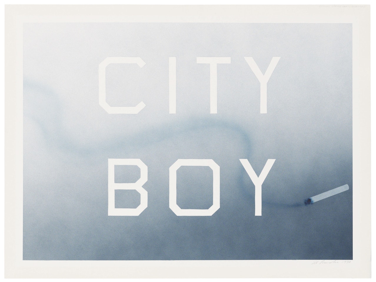 City Boy by Ed Ruscha