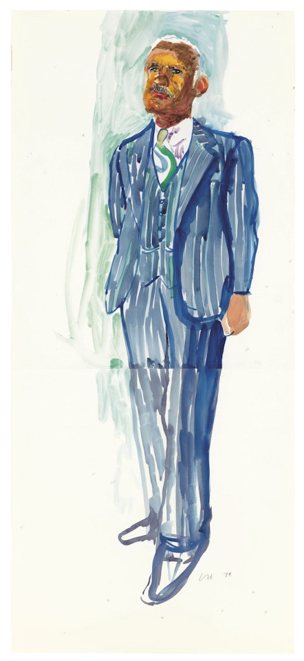 Dr. Leon Banks by David Hockney