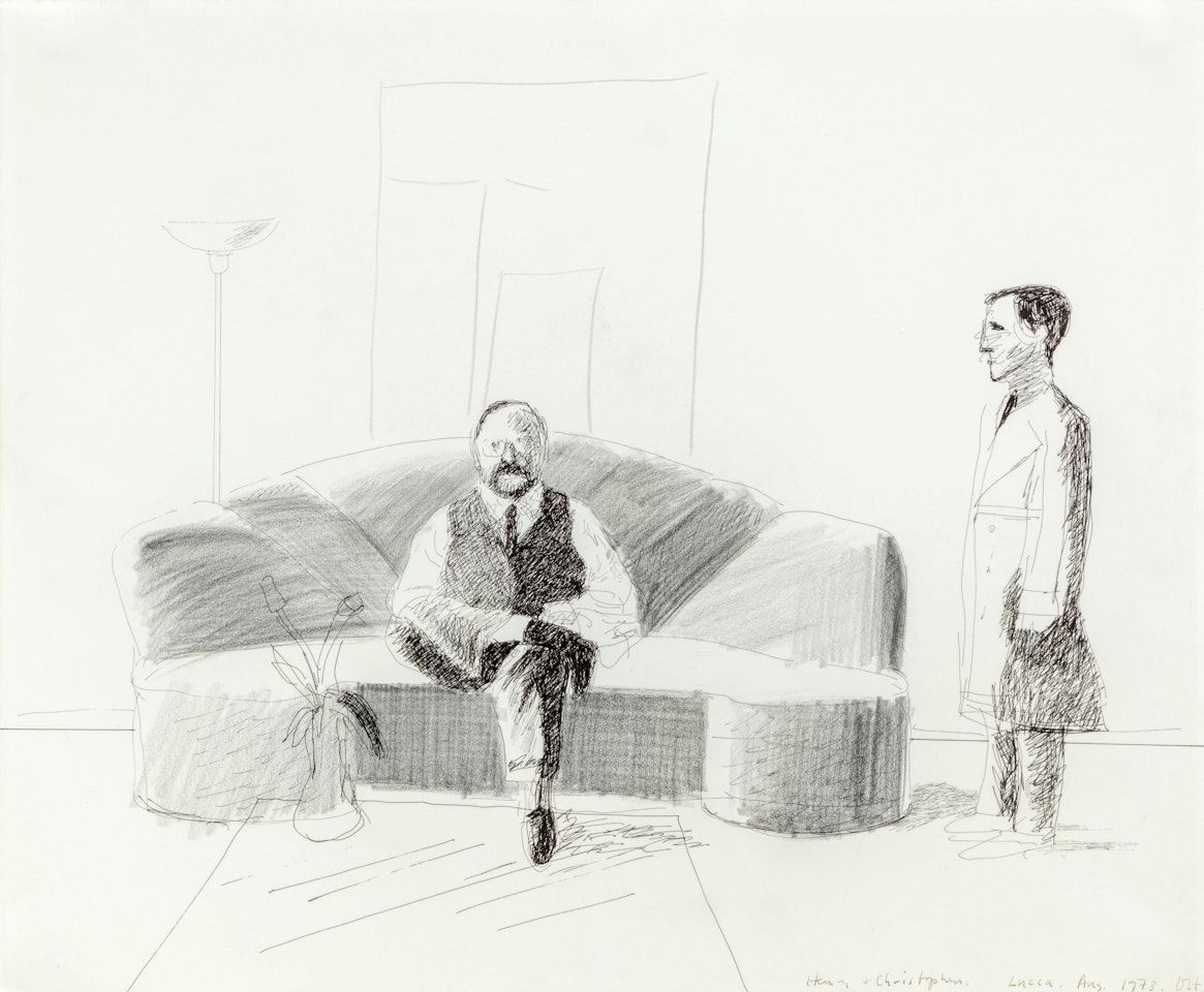 Henry and Christopher by David Hockney