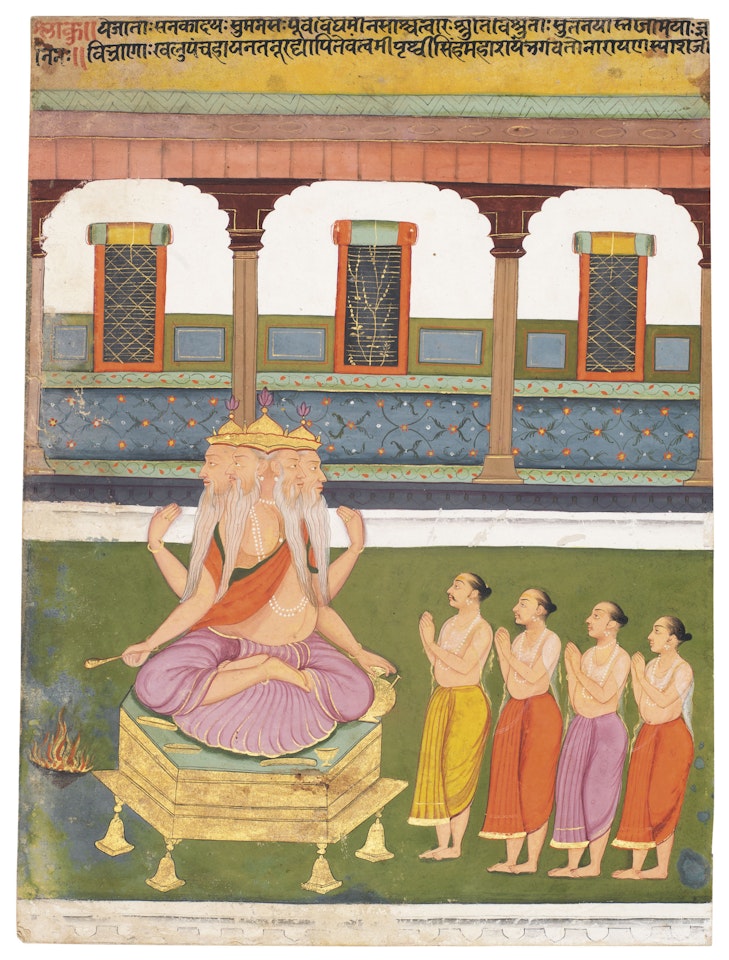 A PAINTING OF BRAHMA by Anonymous