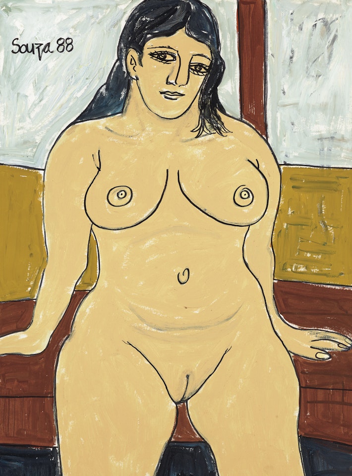 Untitled (Nude) by Francis Newton Souza