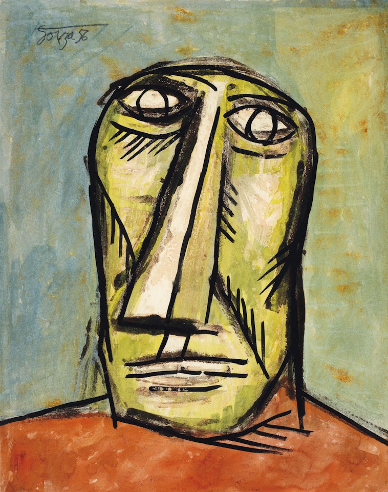 Untitled (Head) by Francis Newton Souza
