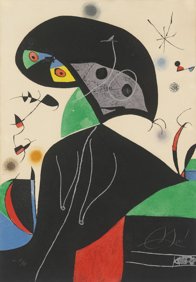 Gaudí XVIII by Joan Miró