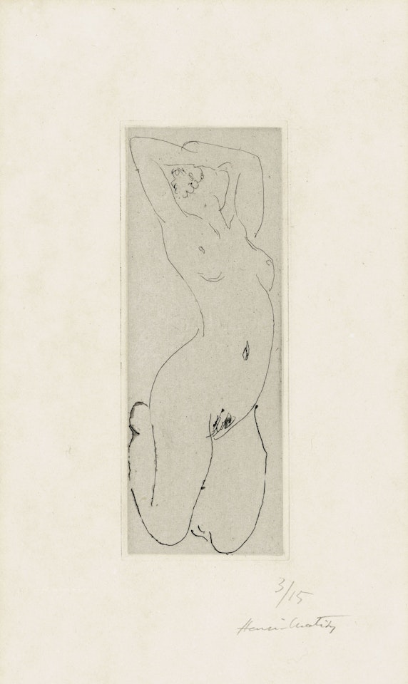 Nu agenouillé et cambré by Henri Matisse
