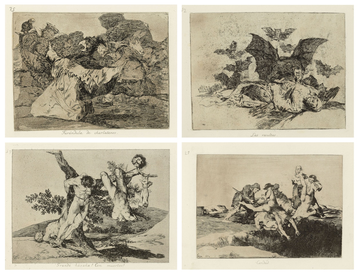 Los Desastres de la Guerra by Francisco José de Goya