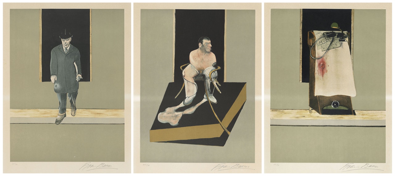 Triptych 1986-1987 by Francis Bacon