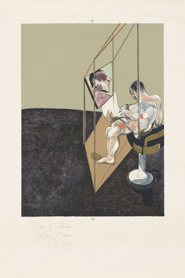 Right Panel, from: Three Studies of the Male Back by Francis Bacon
