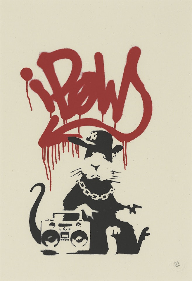 Gangsta Rat by Banksy