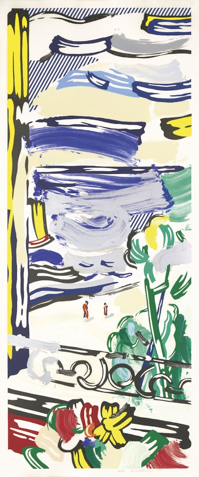 View from the Window, from: Landscape Series by Roy Lichtenstein