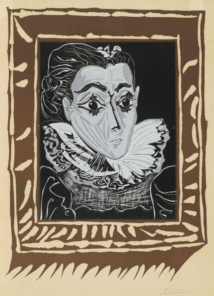 La dame à la collerette by Pablo Picasso