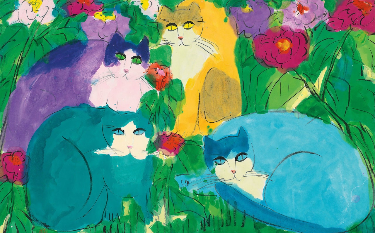 Colourful Cats by Walasse Ting