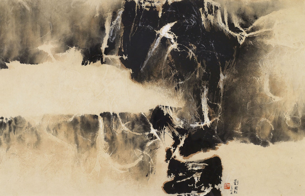 Snow in the Forest by Liu Kuo-Sung (Liu Guosong)