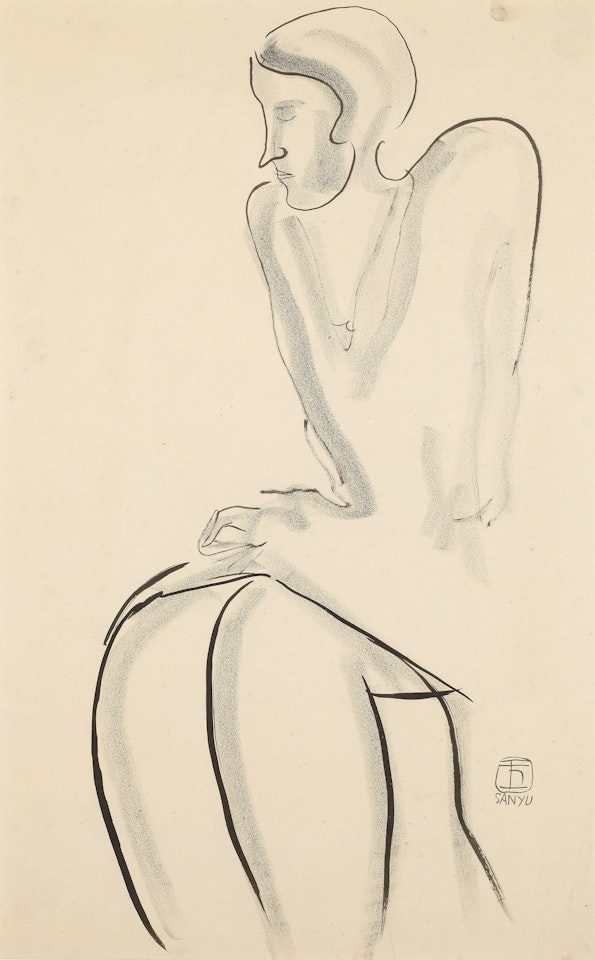 Seated Lady by Sanyu