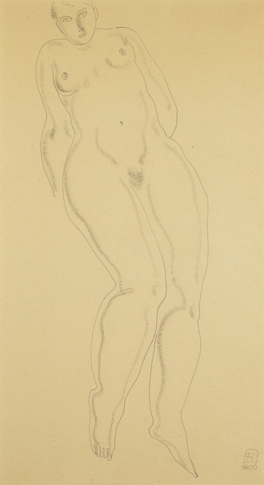 Standing Nude by Sanyu