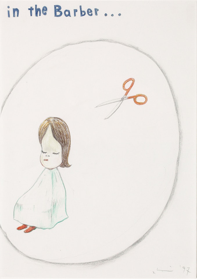 In the Barber by Yoshitomo Nara