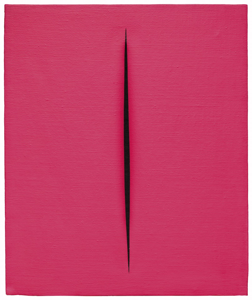 Concetto spaziale, Attesa by Lucio Fontana