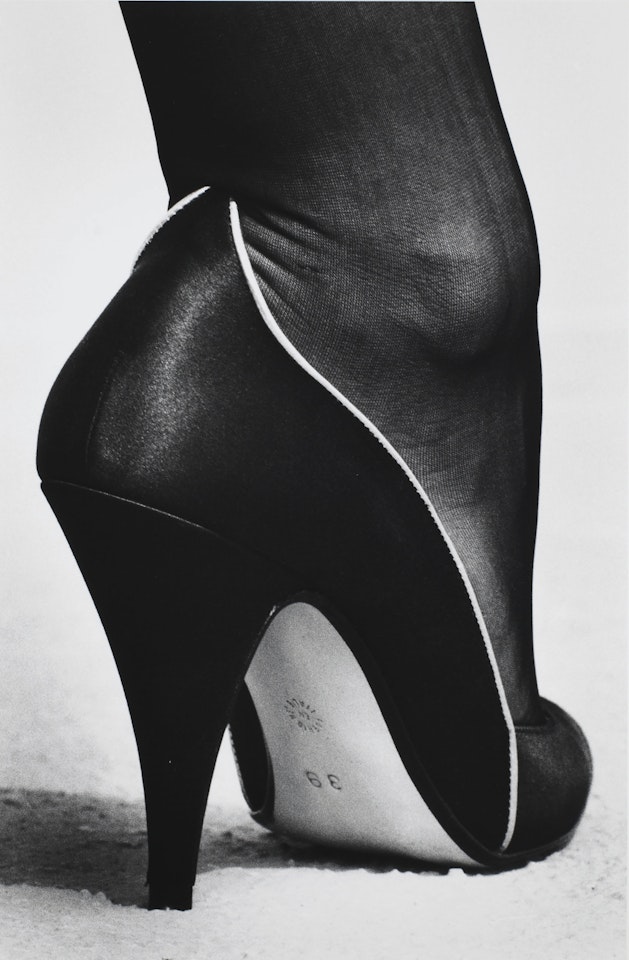 'Shoe', Monte Carlo, 1983 by Helmut Newton