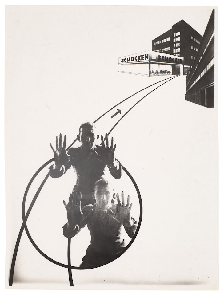 Advertisement for Shocken Department Store (Variation of The Law of the Series), 1925 by László Moholy-Nagy