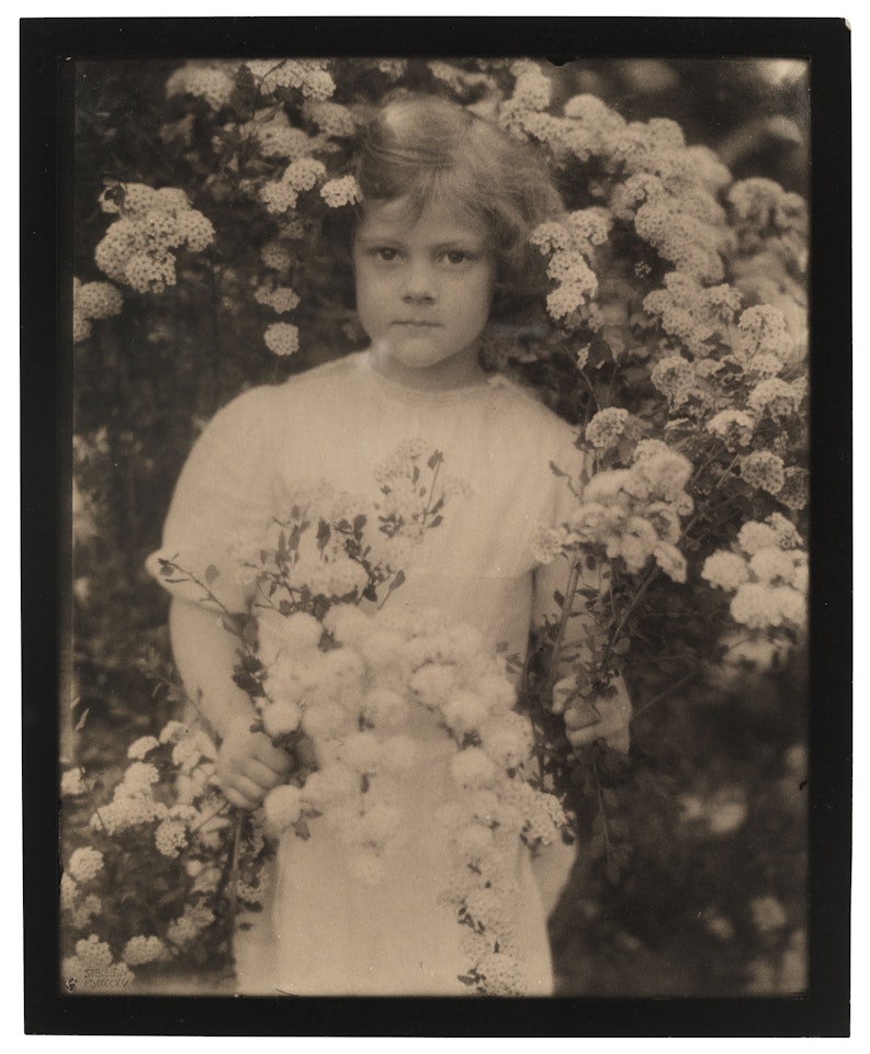 Portrait of a Young Girl, Voulangis, 1915 by Edward Steichen