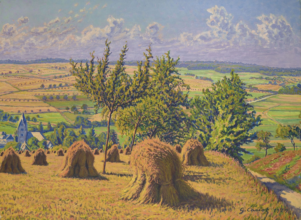 Les meules by Gustave Cariot