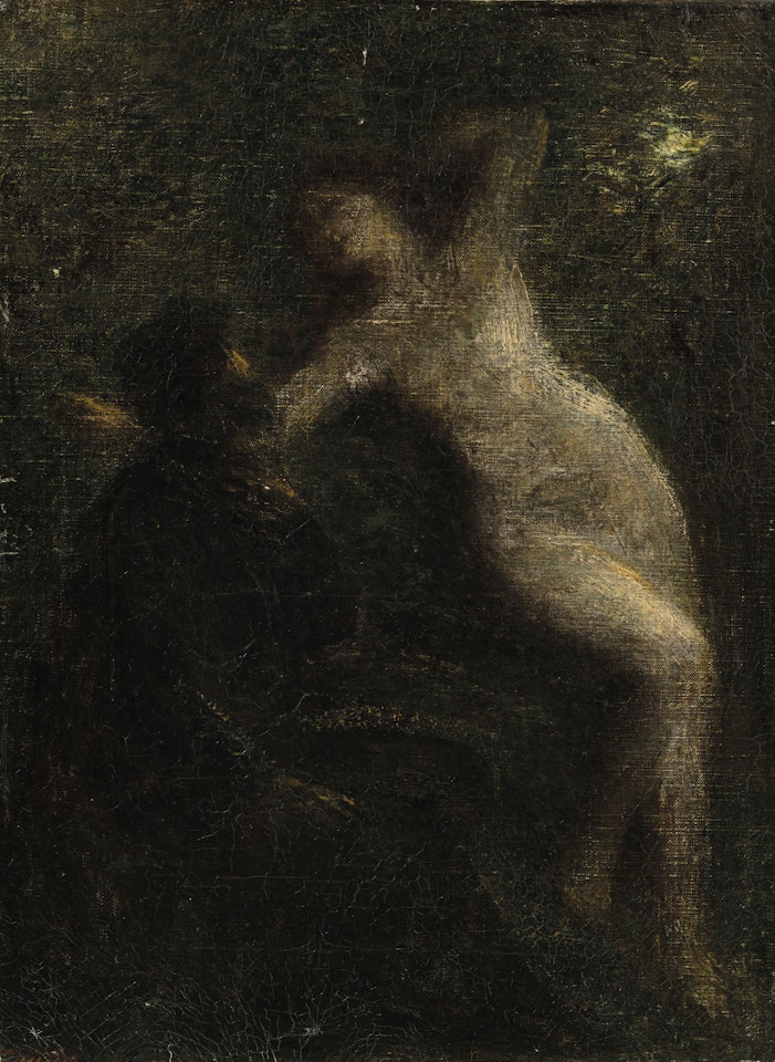 Le poète et la muse by Henri Fantin-Latour