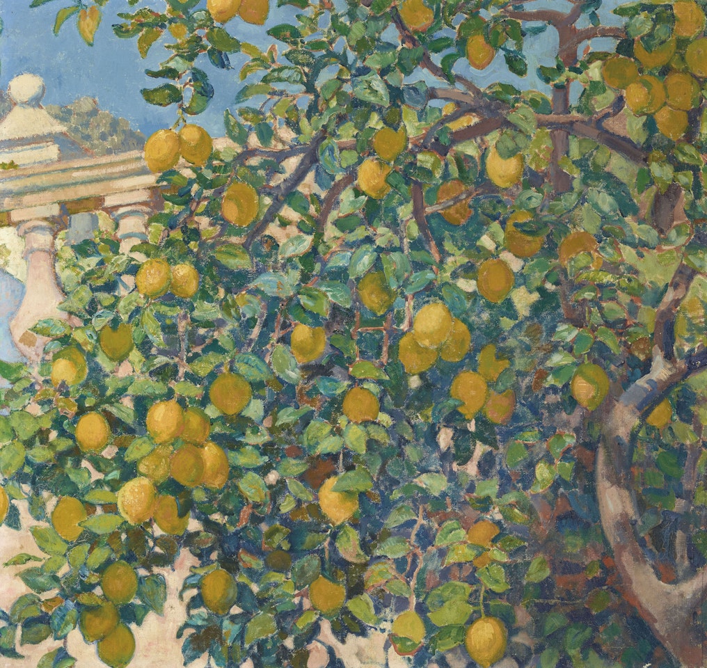 Citronniers à La Mortola by Theo van Rysselberghe