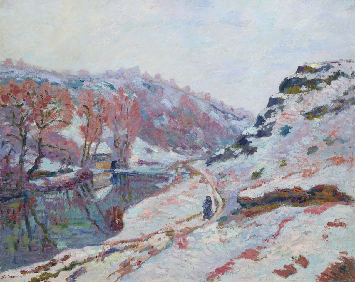 La Vallée de la Sedelle sous la neige, Creuse by Armand Guillaumin