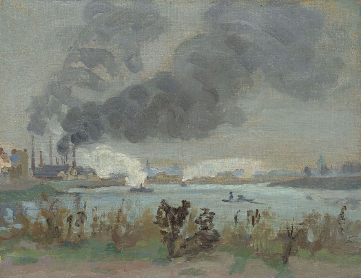 La Seine à Ivry by Armand Guillaumin