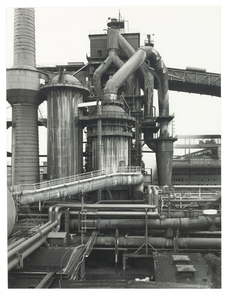 Blast Furnace, Dillingen, Saarland, Germany, 1989 by Bernd & Hilla Becher