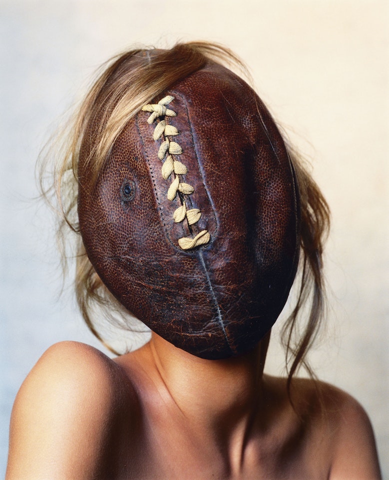 Football Face, New York, September 24, 2002 by Irving Penn