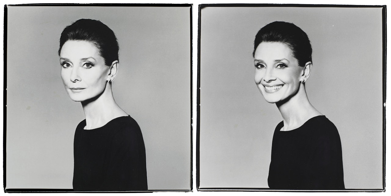 Audrey Hepburn, New York City, for Revlon 'The Most Unforgettable Woman in the World' advertisement, April 18, 1988 by Richard Avedon