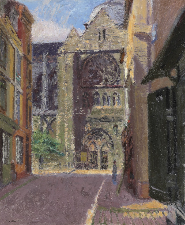La Rue Pecquet, Dieppe by Walter Richard Sickert
