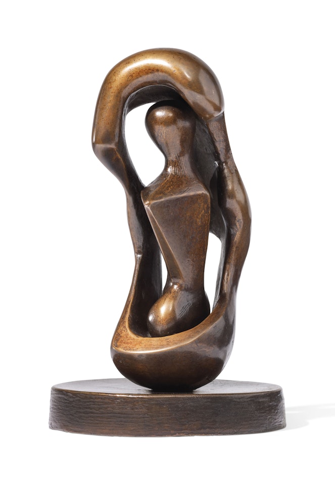 Upright Connected Forms by Henry Moore