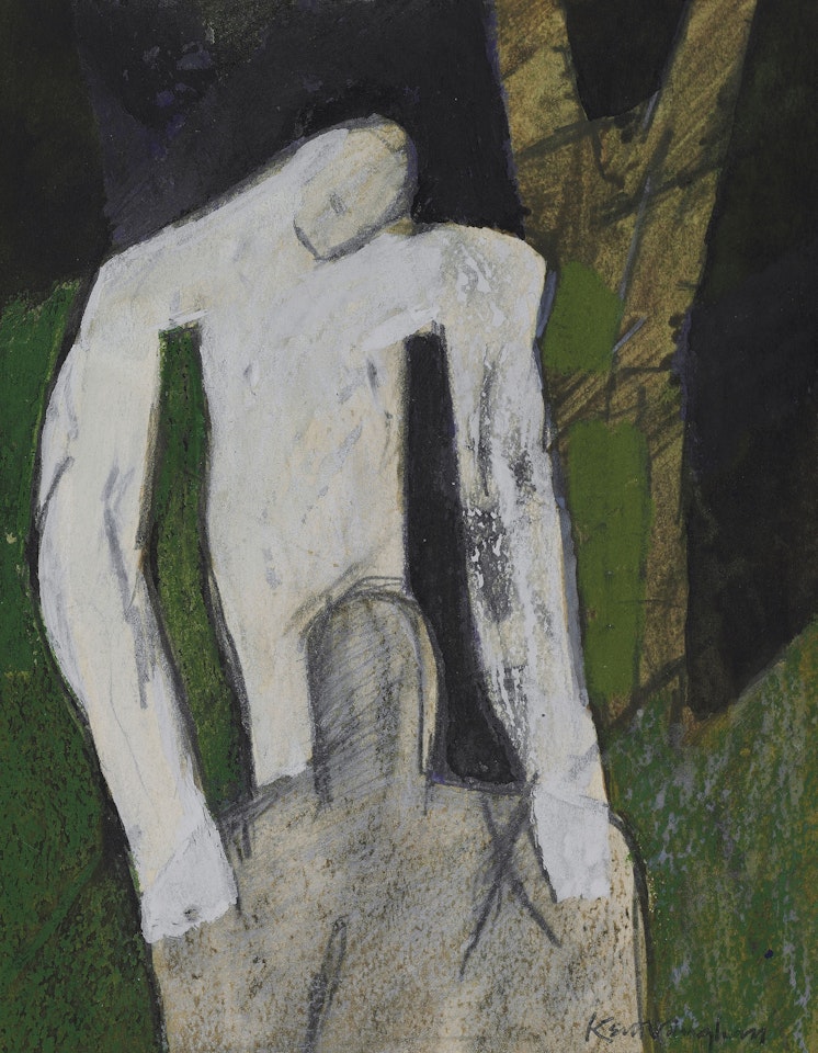 Landscape with Two Figures by Keith Vaughan