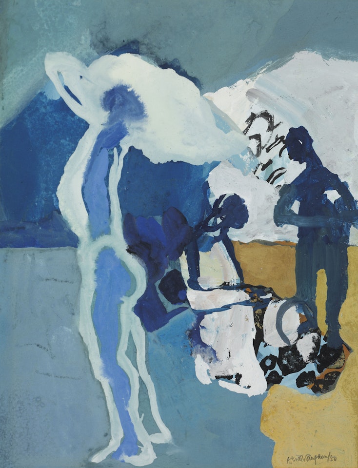 Figures in a Landscape by Keith Vaughan