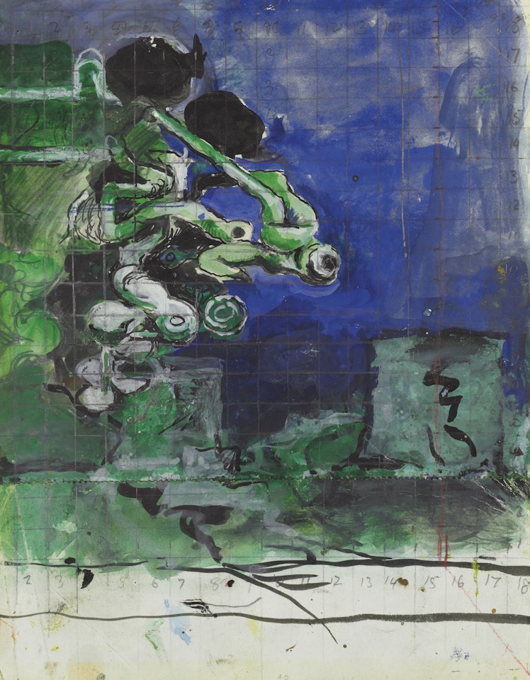 Study for 'Landscape with Ruin' by Graham Sutherland