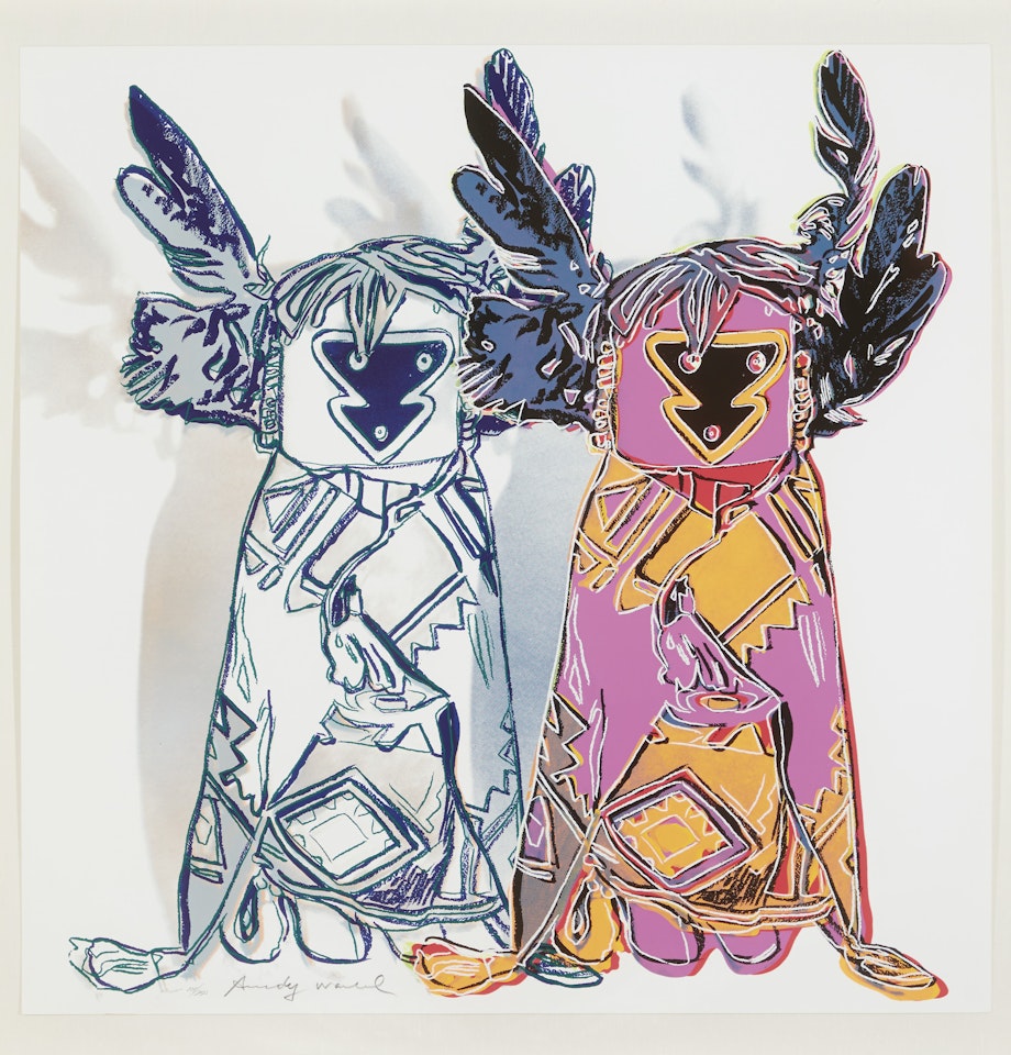 Kachina Dolls, from Cowboys and Indians by Andy Warhol