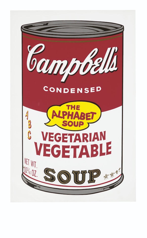 Vegetarian Vegetable, from Campbell's Soup II by Andy Warhol