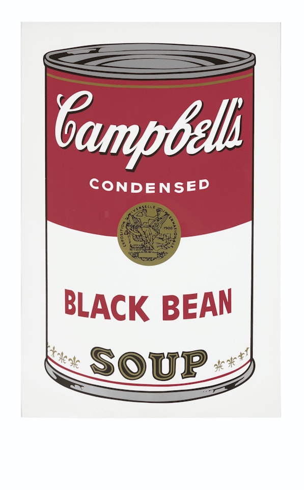 Black Bean, from Campbell’s Soup I by Andy Warhol