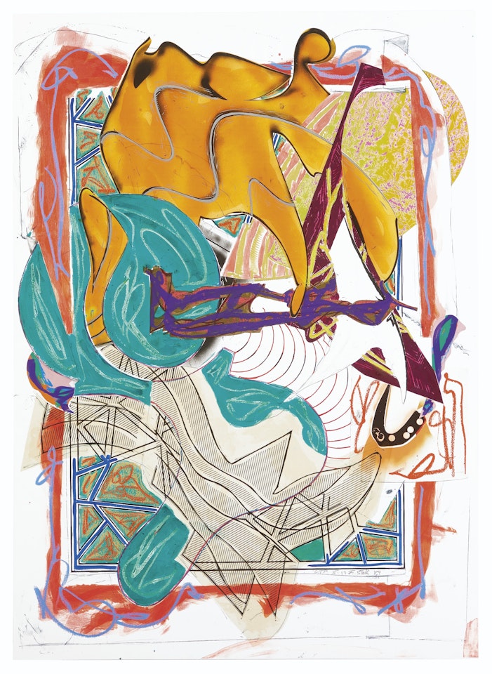 Hark!, from The Waves by Frank Stella