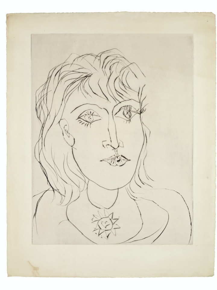 Portrait de Dora Maar au collier by Pablo Picasso