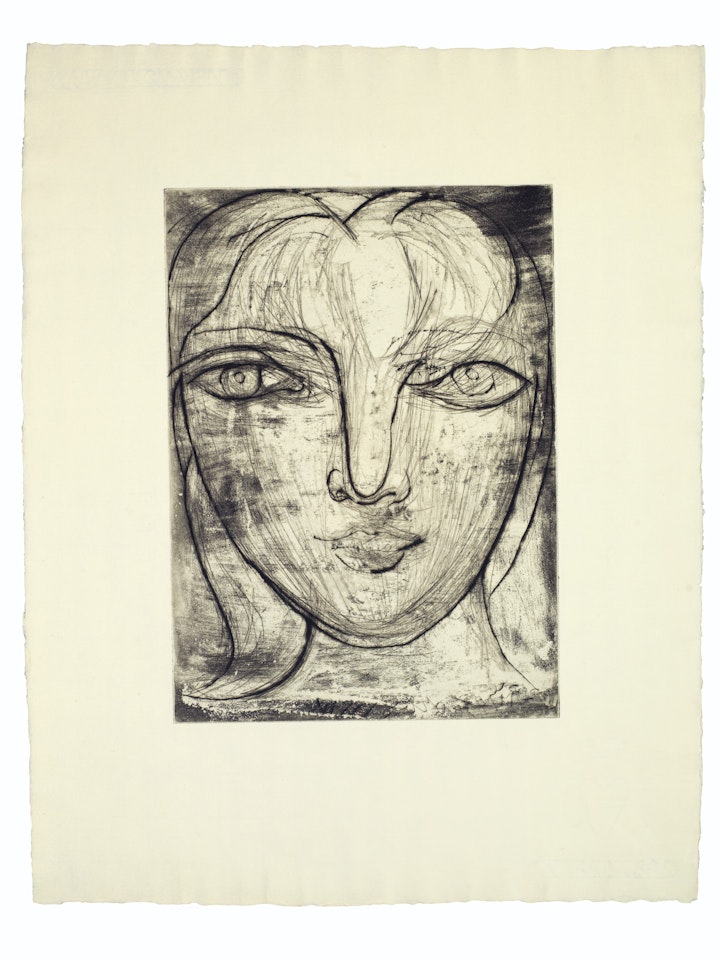 Tête de face by Pablo Picasso