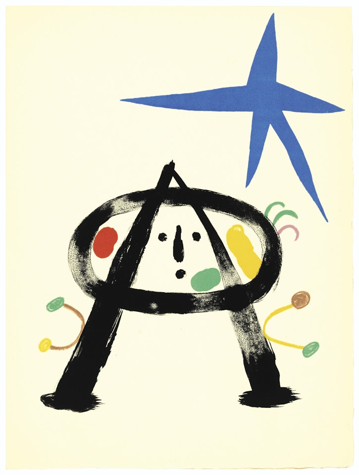 Tristan Tzara, Parler Seul, Maeght Éditeur, Paris by Joan Miró