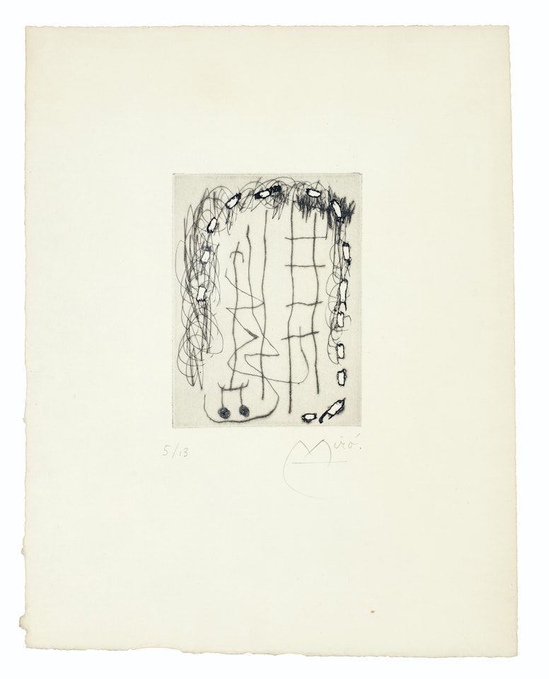 Untitled, from Flux de l'aimant by Joan Miró