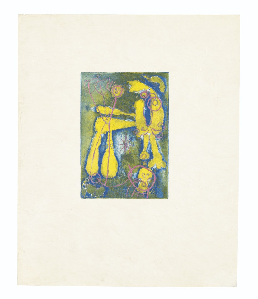 Anti-Platon: four plates by Joan Miró