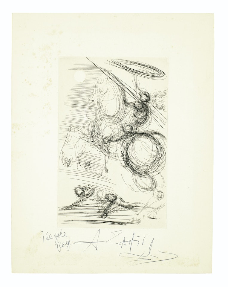 Deux fatrasies: one plate by Salvador Dali