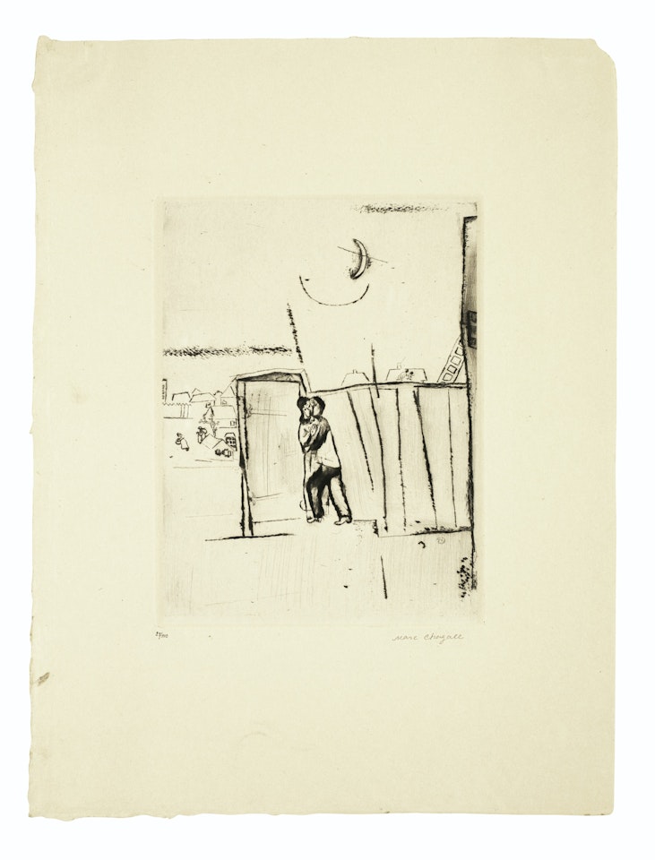 Vor dem Tore, from Mein Leben by Marc Chagall