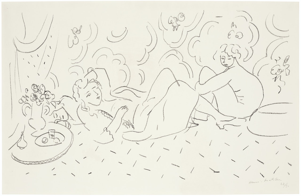 Les trois modèles by Henri Matisse