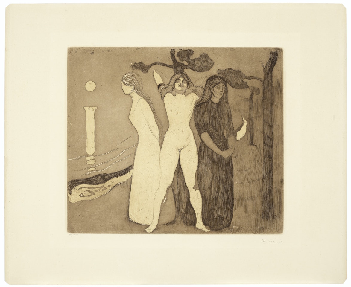 Das Weib II (The Woman II) by Edvard Munch